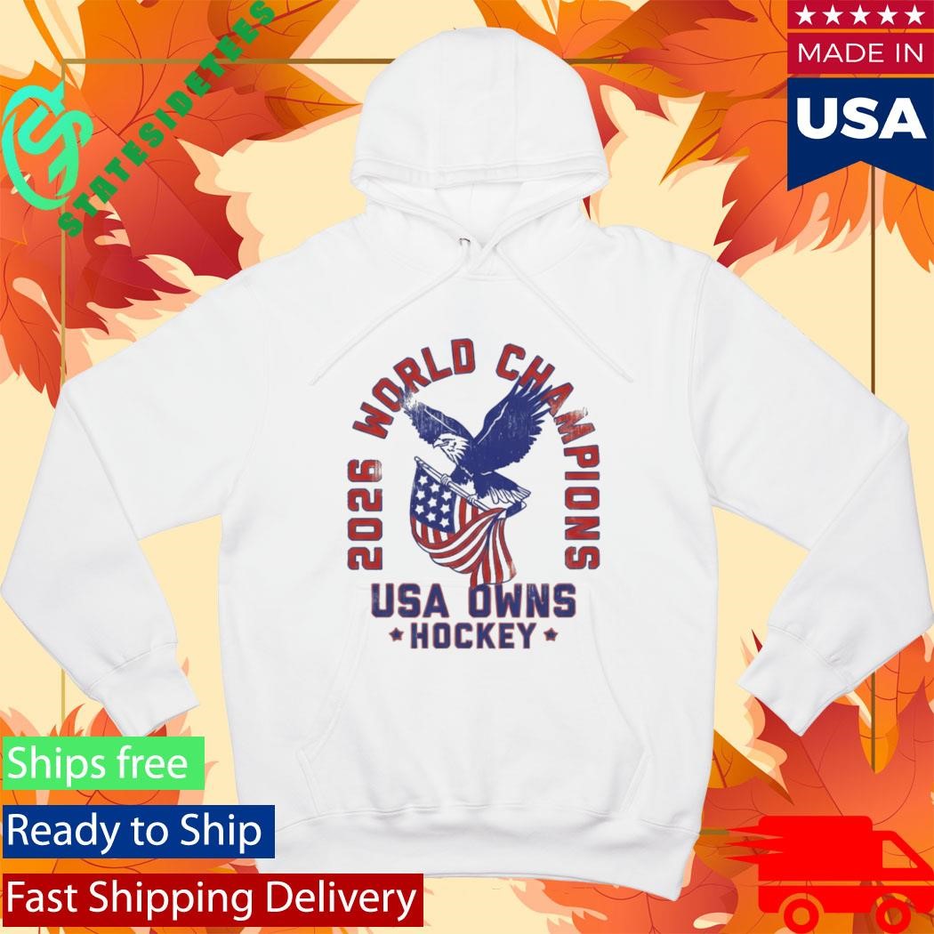 Usa Owns Hockey 2026 World Champions Vintage Shirt