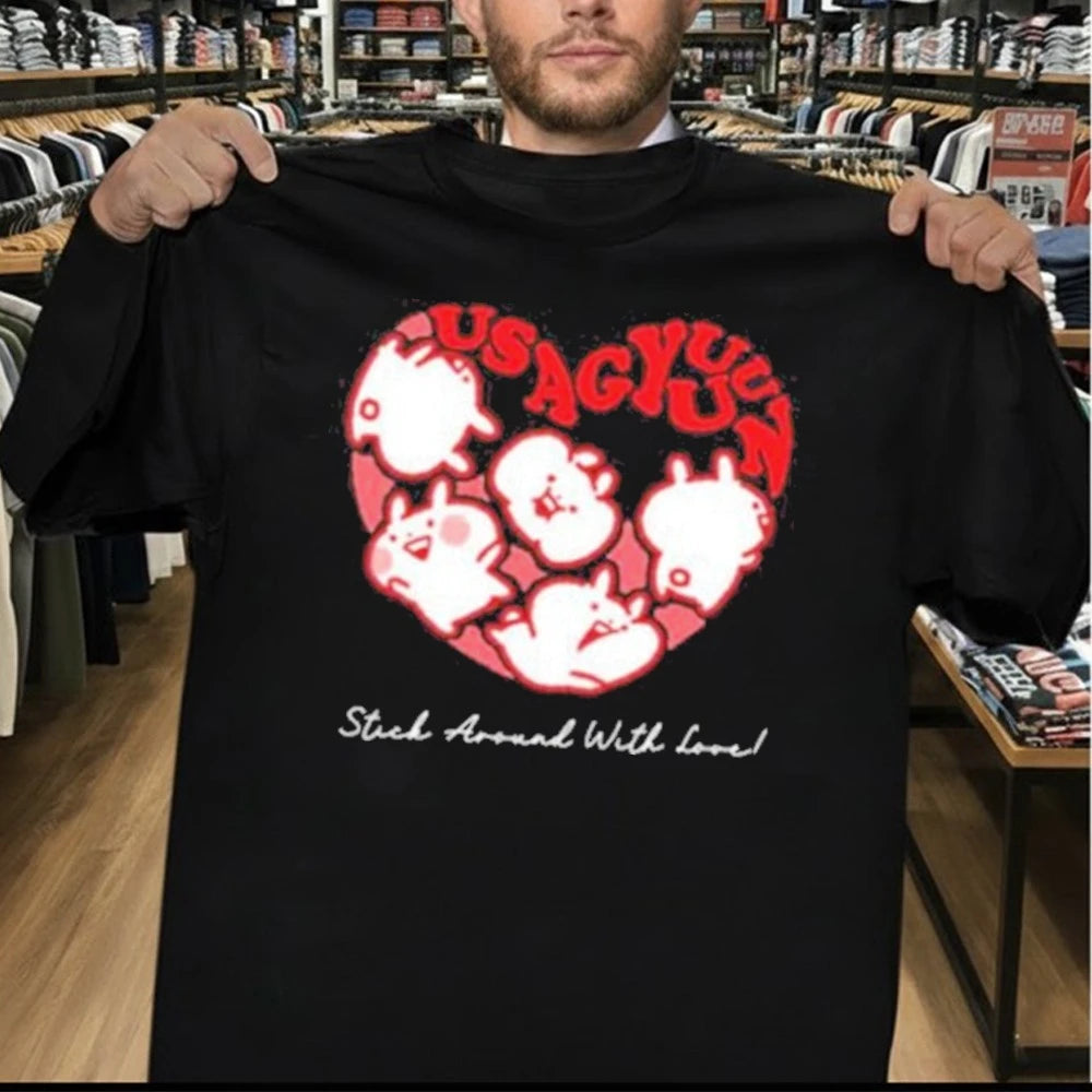 Usagyuuun 9th Anniversary Black T-Shirt