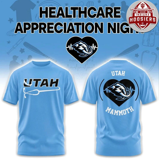 Utah Mammoth Healthcare Appreciation Night Logo 2026 Hoodie T-Shirt