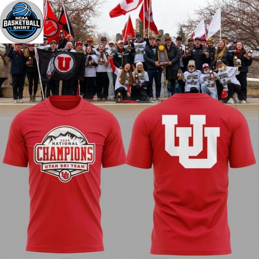Utah Ski Team National Title NCAA Skiing Champions 2026 Hoodie T-Shirt