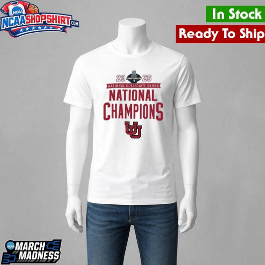 Utah Utes 2026 NCAA Skiing National Champions Shirt