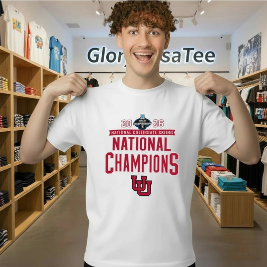 Utah Utes Champion Unisex 2026 NCAA Skiing National Champions T-Shirt