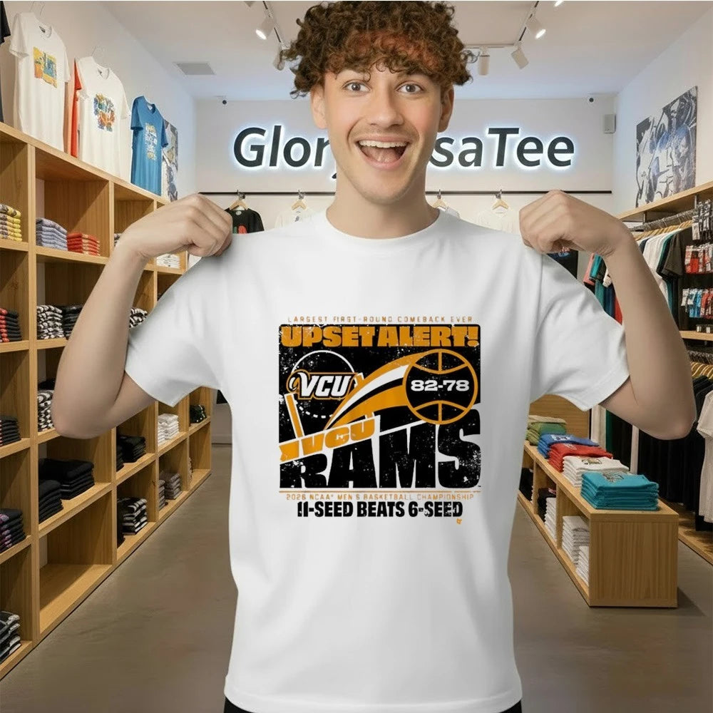VCU Rams MBB 2026 March Madness Upset Alert Men’s Basketball Championship Shirt