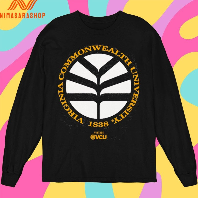VCU Vintage Virginia Commonwealth University 1838 Shirts