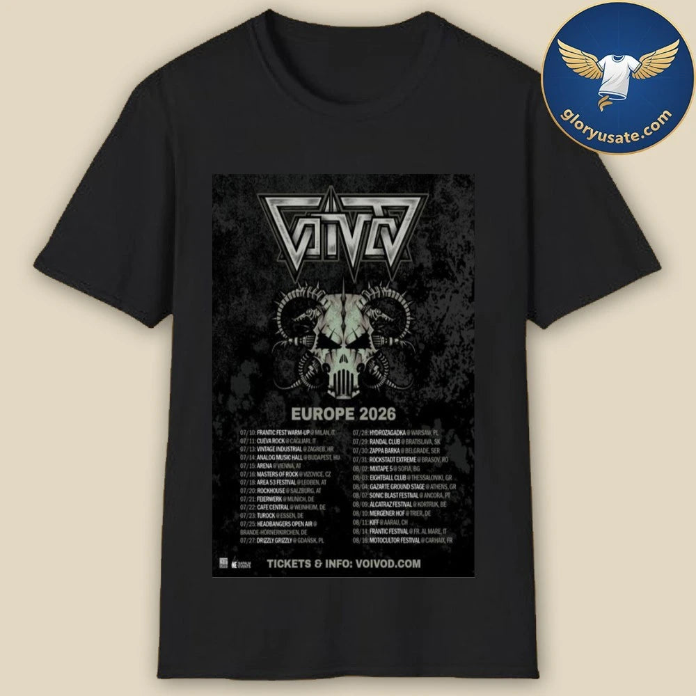 VOIVOD European 2026 Poster Shirt