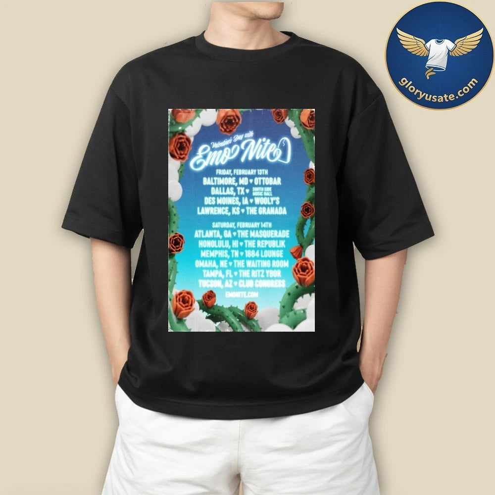 Valentine’s Day With Emo Nite Poster Shirt