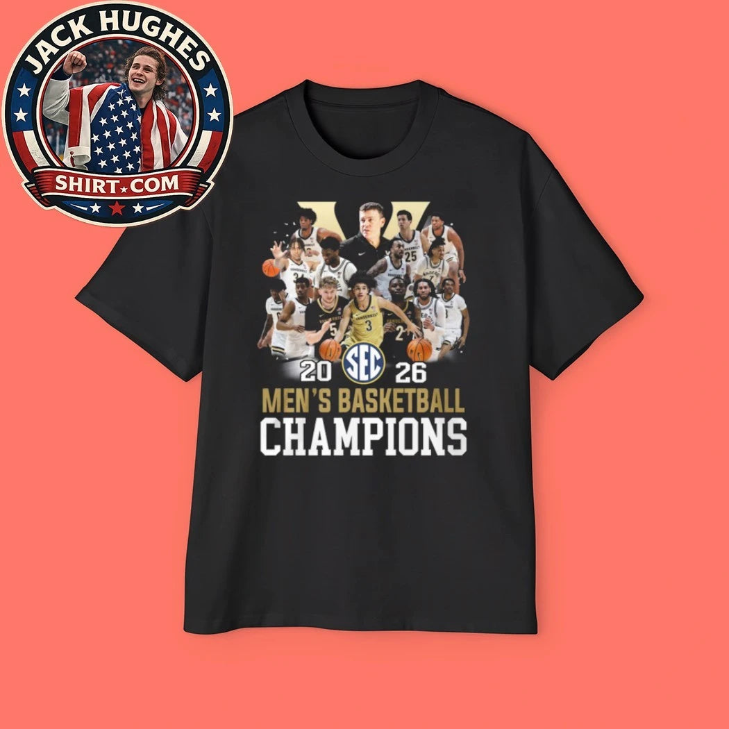 Vanderbilt Commodores 2026 Sec Mens Basketball Tournament Champions Father Day Gift Shirt
