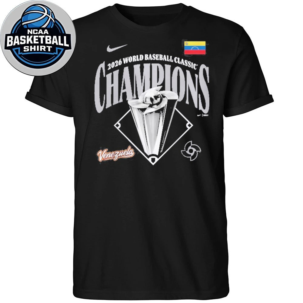 Venezuela 2026 World Baseball Classic Champions Cup And Logo Shirt