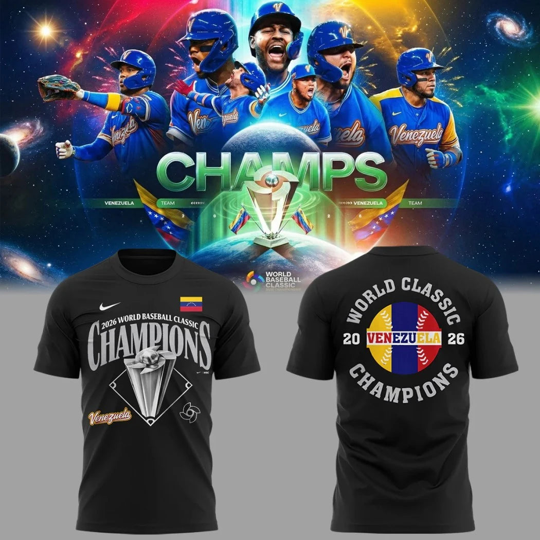 Venezuela 2026 World Baseball Classic Champions T-shirt