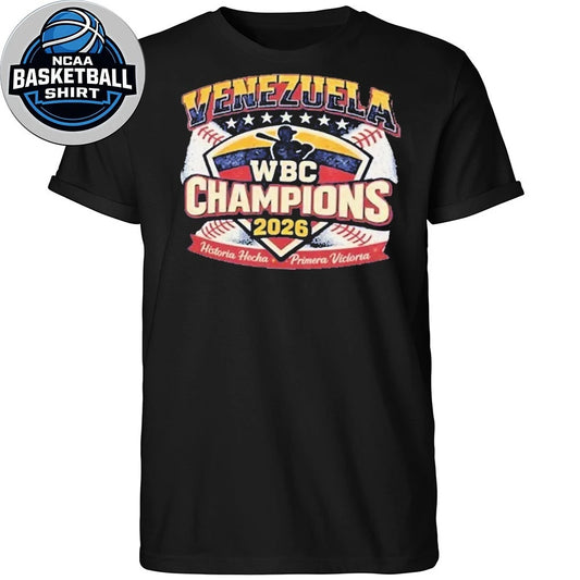 Venezuela Baseball 2026 World Baseball Classic Champions Historia Hecha Primera Victoria Shirt