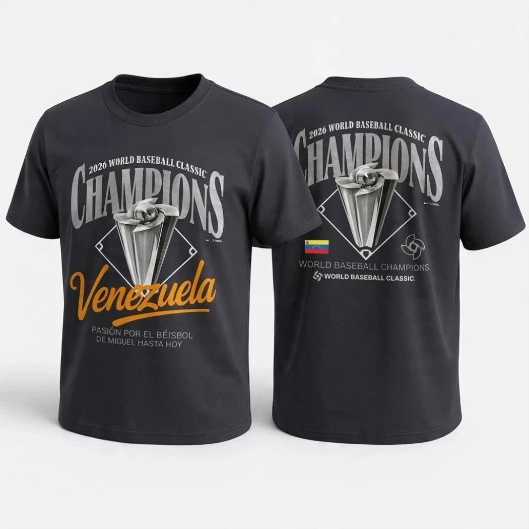 Venezuela Baseball Champions 2026 World Baseball In The World Classic Two Sided Shirt
