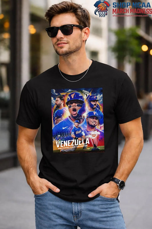 Venezuela Champions 2026 World Baseball Classic 2026 Championship Unisex T Shirt Venezuela Champions 2026