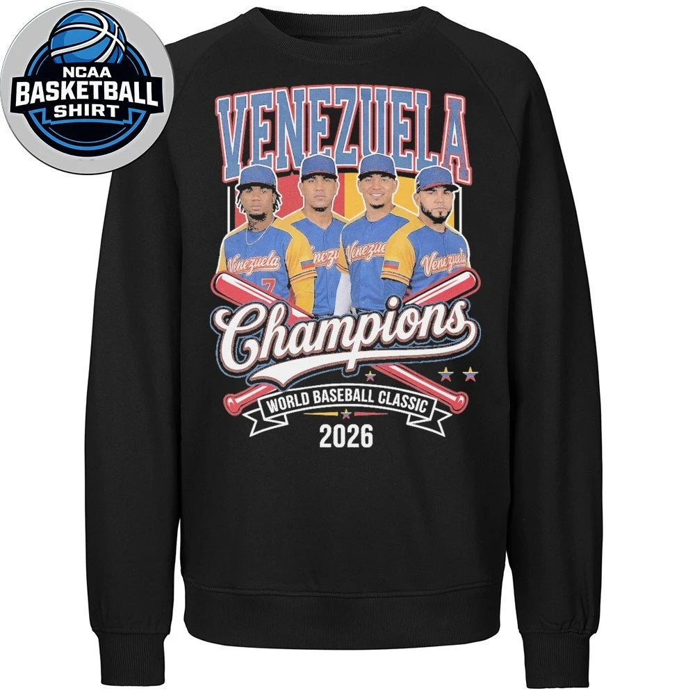 Venezuela Team 2026 Champions World Baseball Classic Fans Shirt