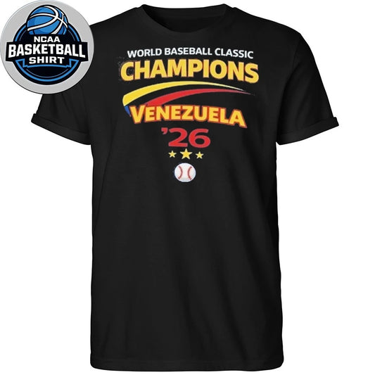 Venezuela Team 2026 World Baseball Classic Champions Shirt