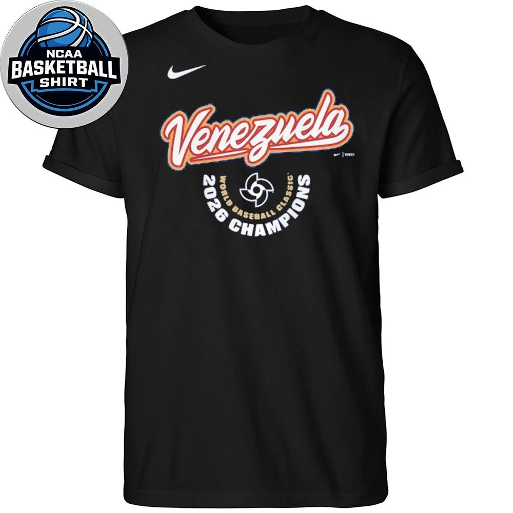 Venezuela World Baseball Classic 2026 Champions Logo T-Shirt