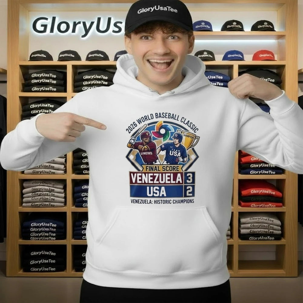 Venezuela beats USA to win 2026 World Baseball Classic championship sport t-shirt