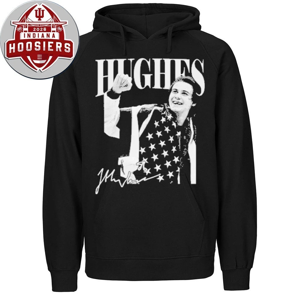 Vintage Jack Hughes Golden Goal – USA Hockey Retro Flag 2026 Shirt