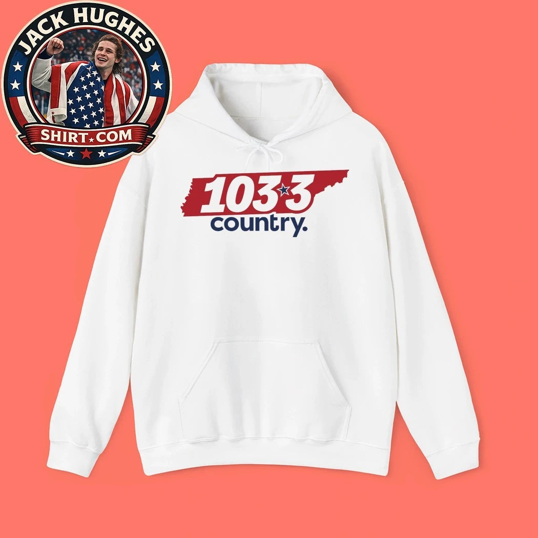 WKDF in Nashville, Tennessee 103.3 Country Logo T-Shirt