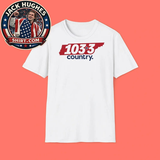 WKDF in Nashville, Tennessee 103.3 Country Logo T-Shirt