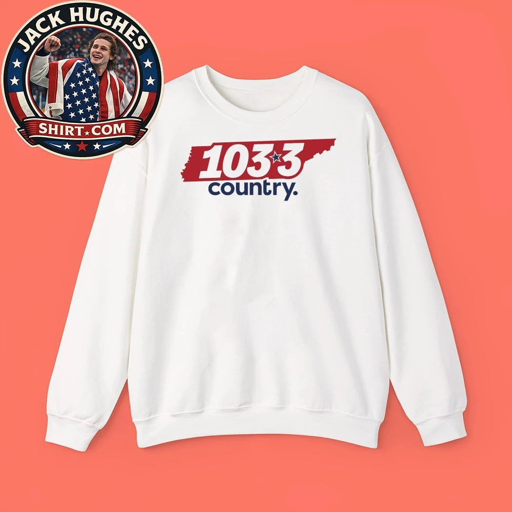 WKDF in Nashville, Tennessee 103.3 Country Logo T-Shirt