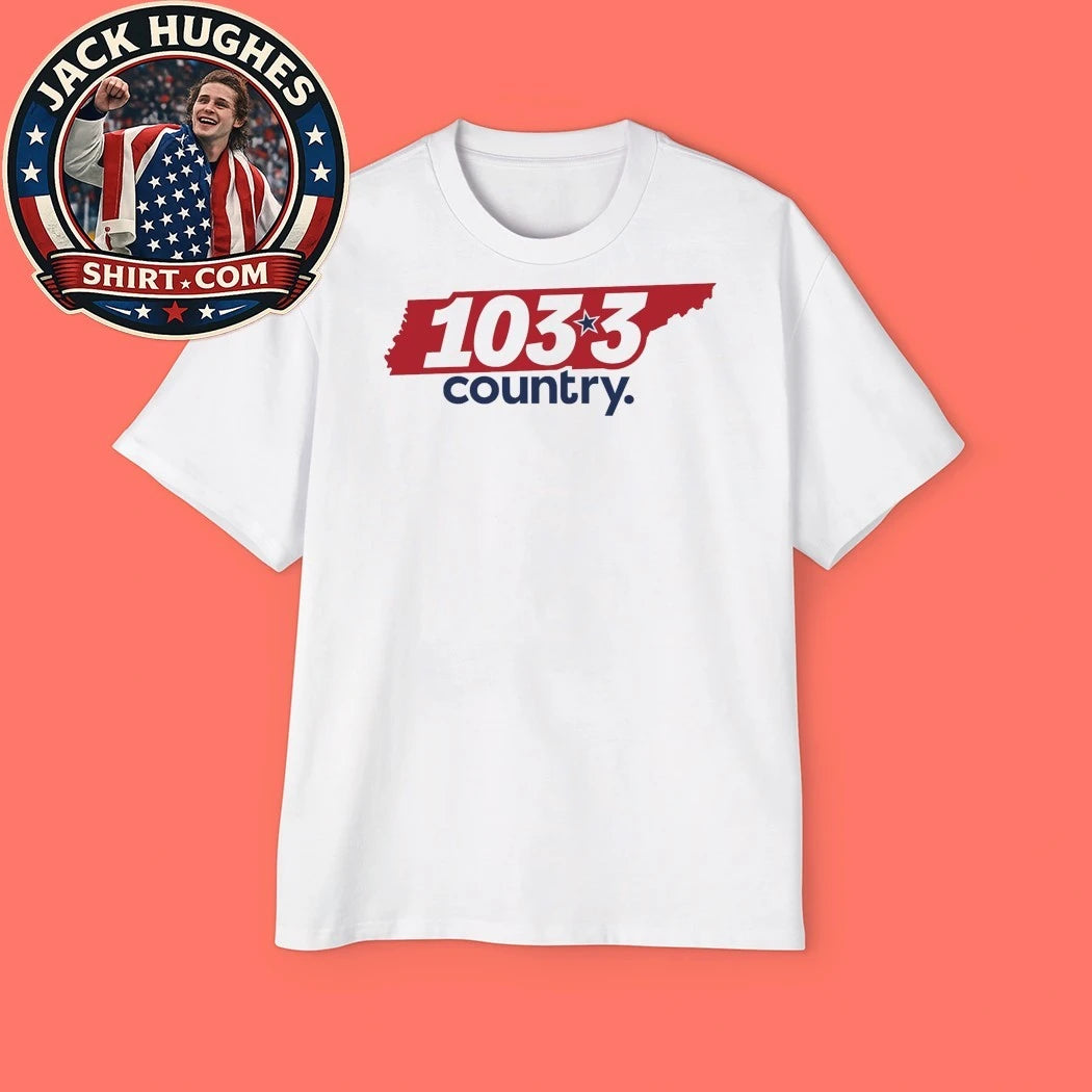 WKDF in Nashville, Tennessee 103.3 Country Logo T-Shirt