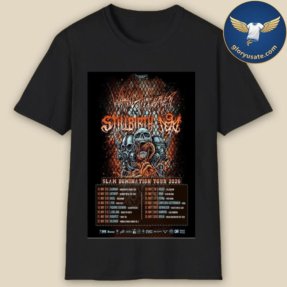 Waking The Cadaver Slam Domination Tour 2026 Poster Shirt