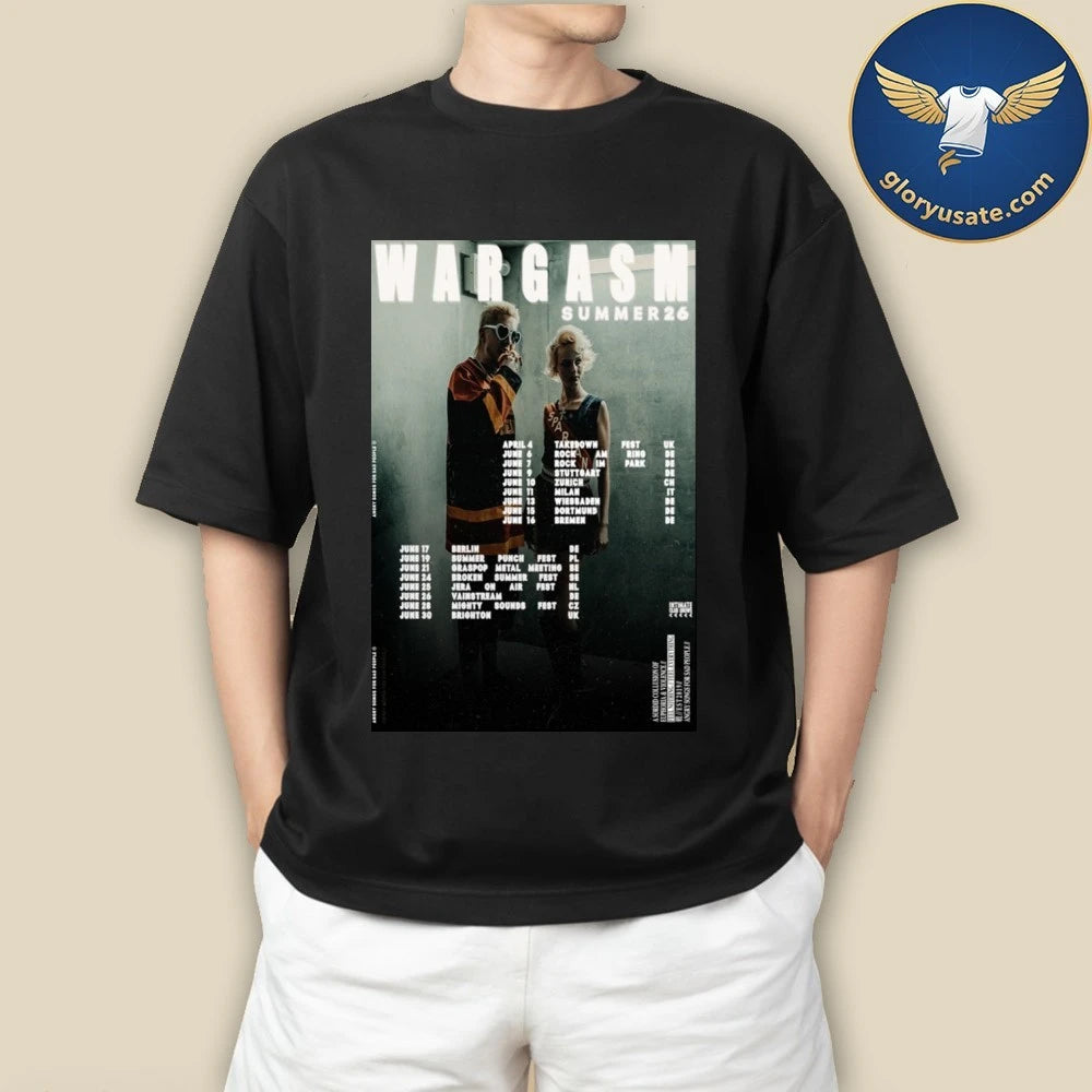 Wargasm Tour Summer 2026 Poster Shirt