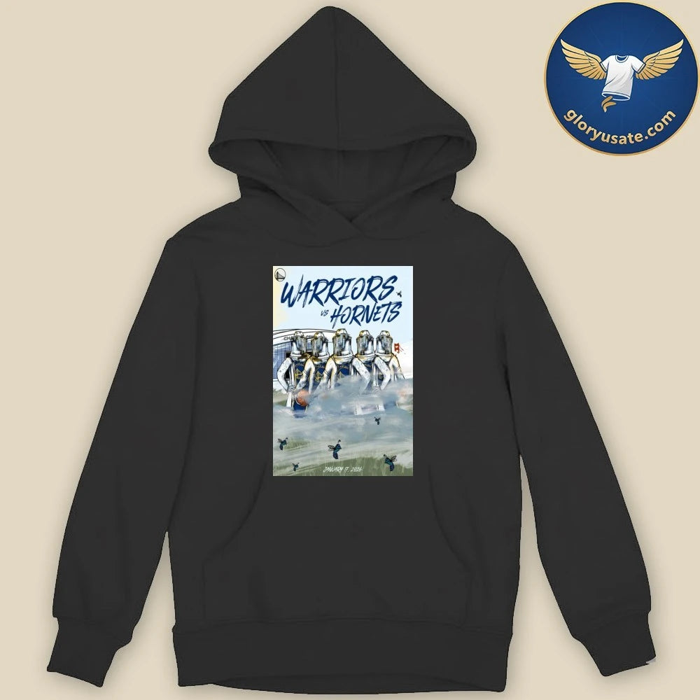 Warriors Vs Hornets Jan 17 2026 The Chase Center in San Francisco Poster Shirt