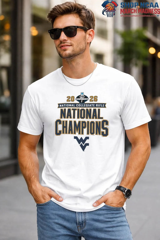 West Virginia Mountaineers 2026 NCAA Rifle National Champions T-Shirt