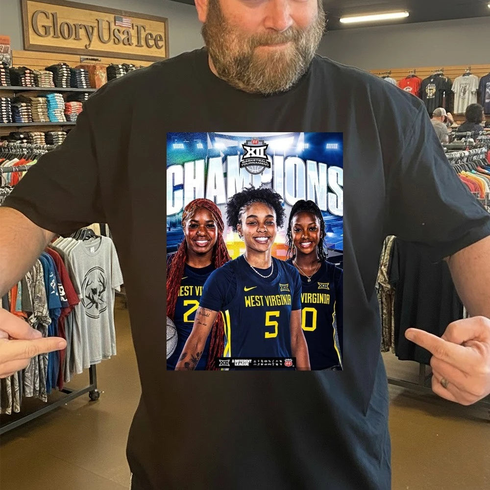 West Virginia Mountaineers Women’s Basketball Big 12 Tournament Champions 2026 Poster Shirt