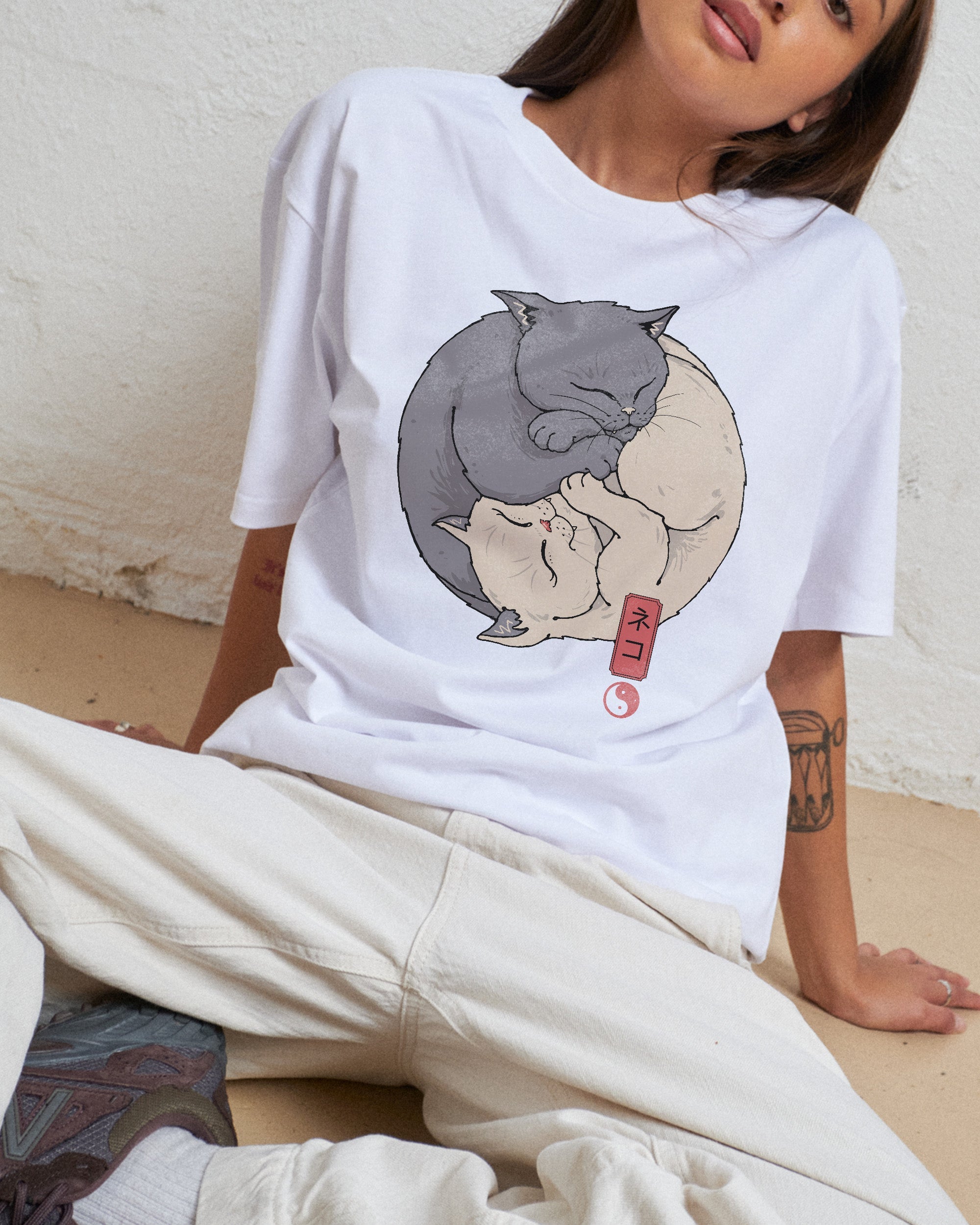 Yin Yang Cats T-Shirt