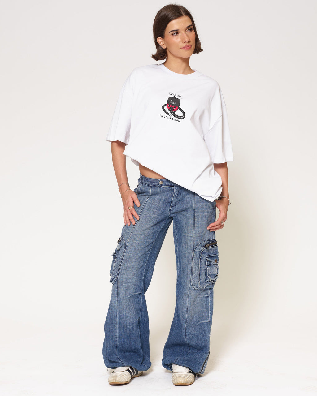 Life Sucks Oversized Tee