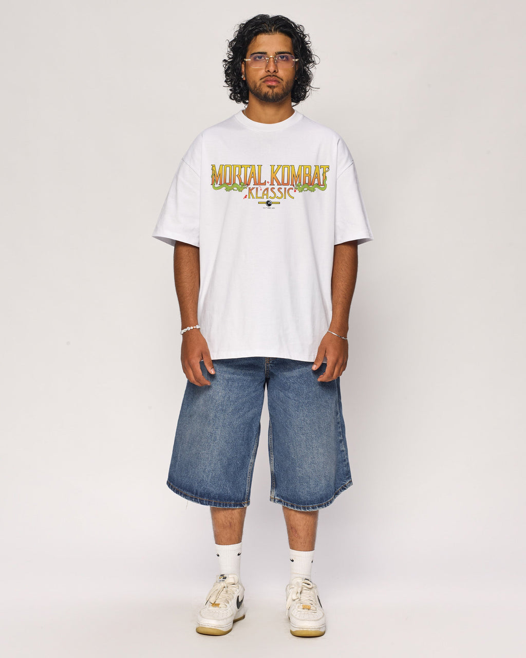 Mortal Kombat Klassic Logo Oversized Tee