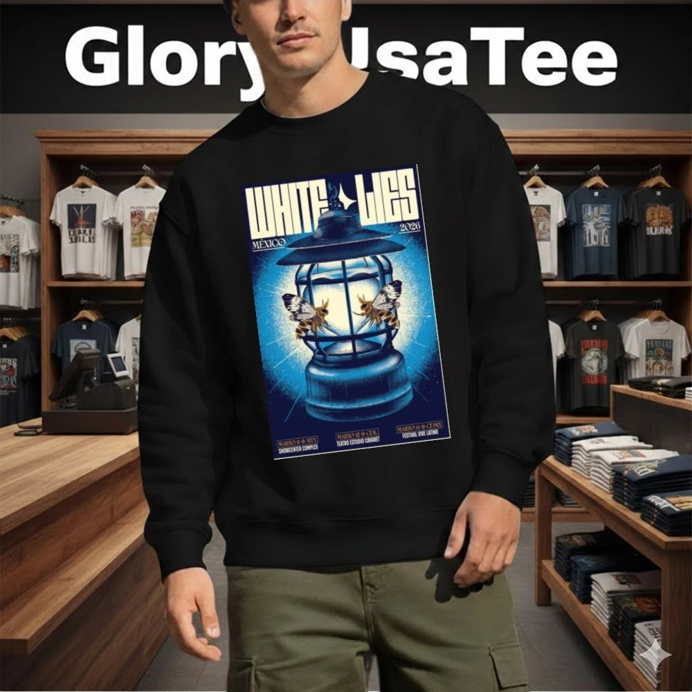 White Lies Marzo 11-14 2026 Mexico Poster Shirt