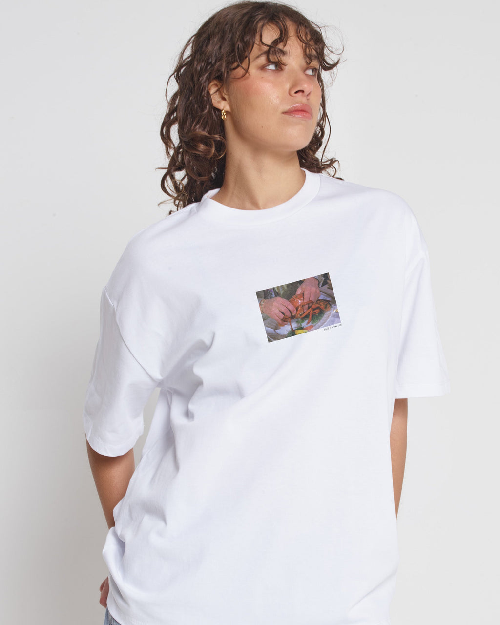 Fancy Dinner Oversized Tee