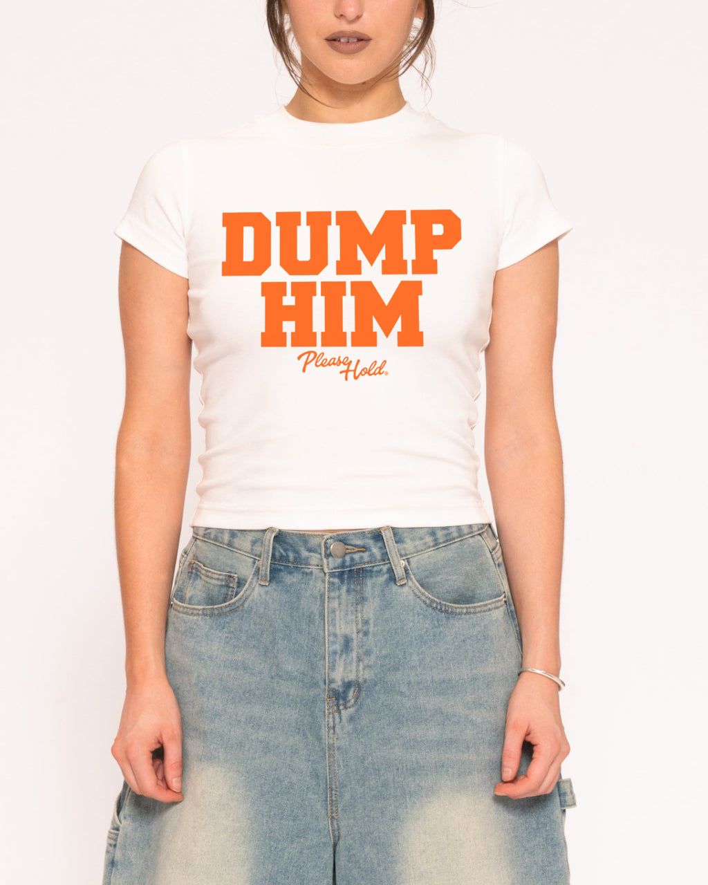 Dump Him Longline Baby Tee