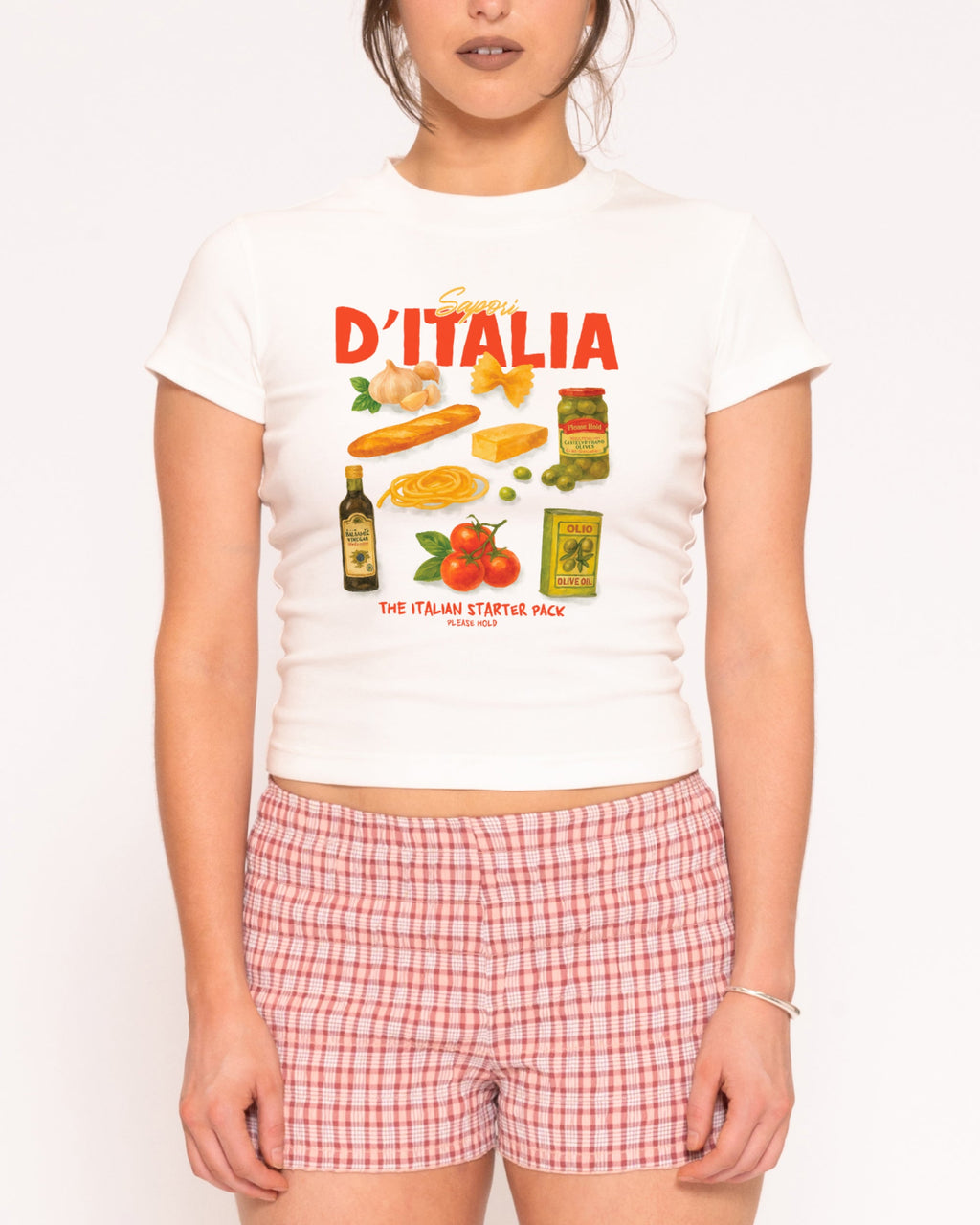 Italian Starter Pack Longline Baby Tee