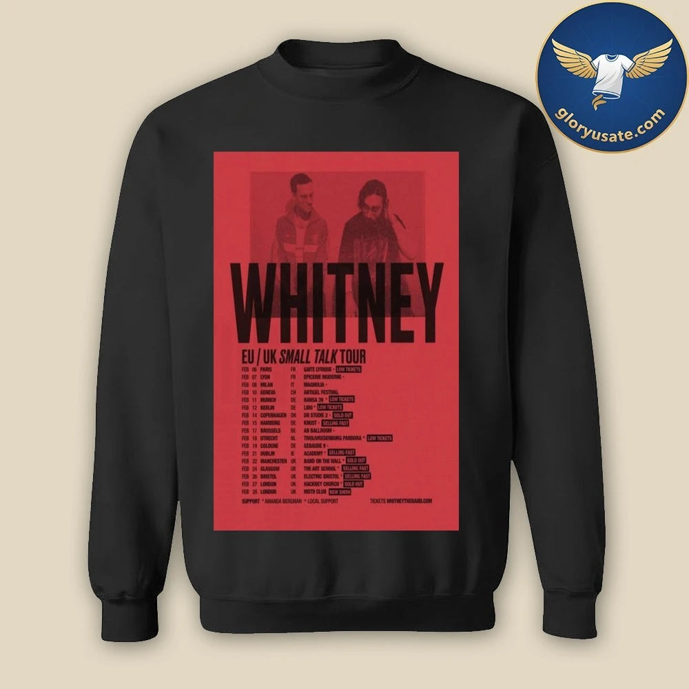 Whitney EU UK Tour 2026 Poster Shirt