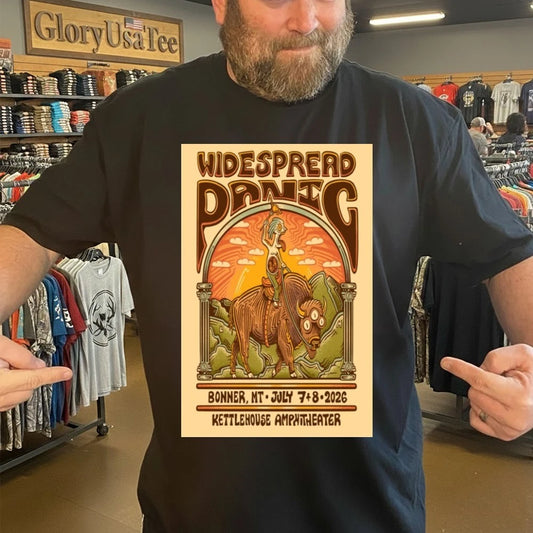 Widespread Panic July 7-8 2026 in Bonner MT Poster Shirt