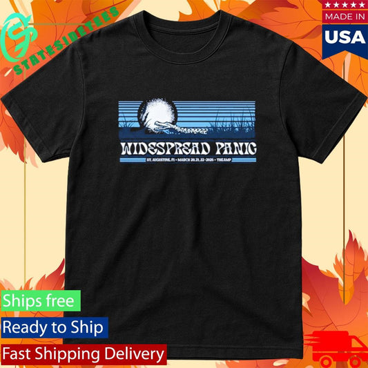 Widespread Panic St. Augustine, FL March 20-22, 2026 Tour Shirt