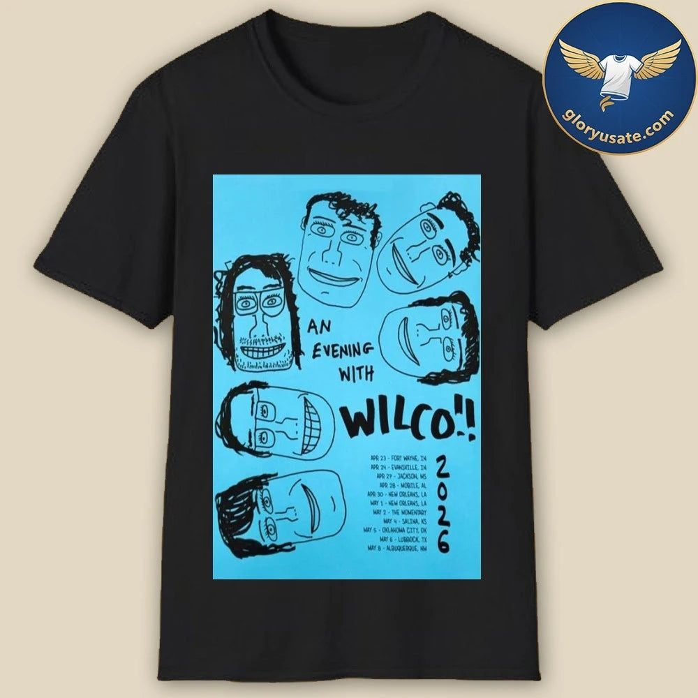 Wilco April &amp; May 2026 Poster Shirt