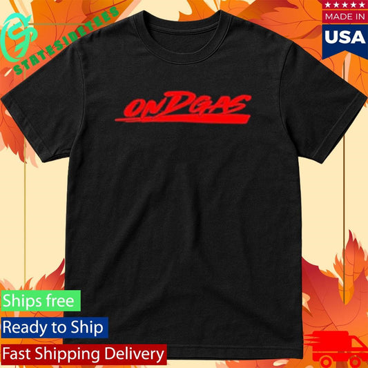 With Red Reflective Ondgas Logo Shirt