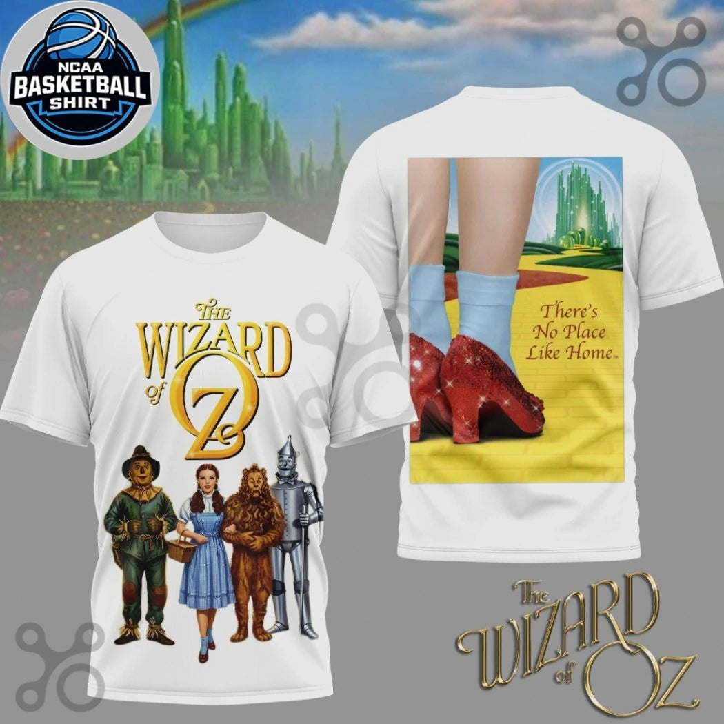 Wizard of Oz Graphic T-Shirt Movie Scene Art, Dorothy &amp; Friends Shirt