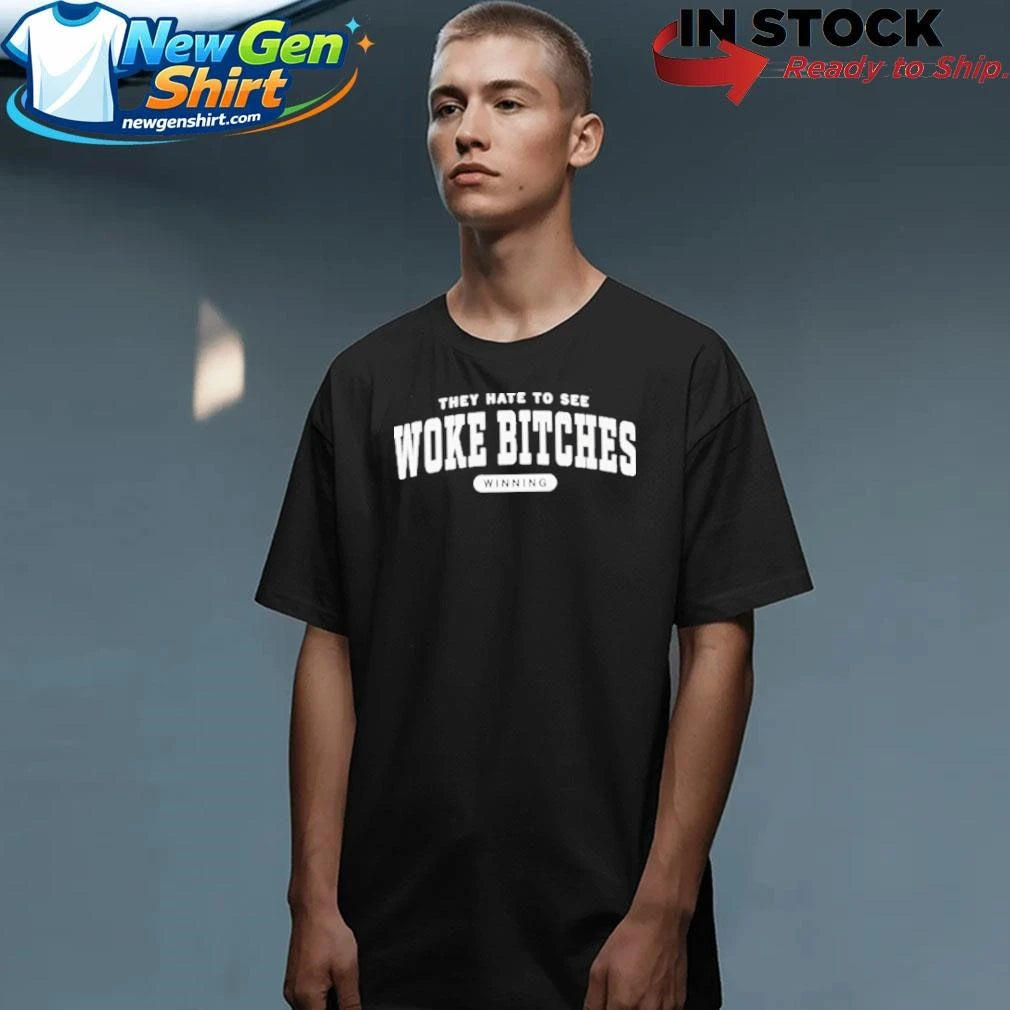 Woke Bitches Ringer Shirt