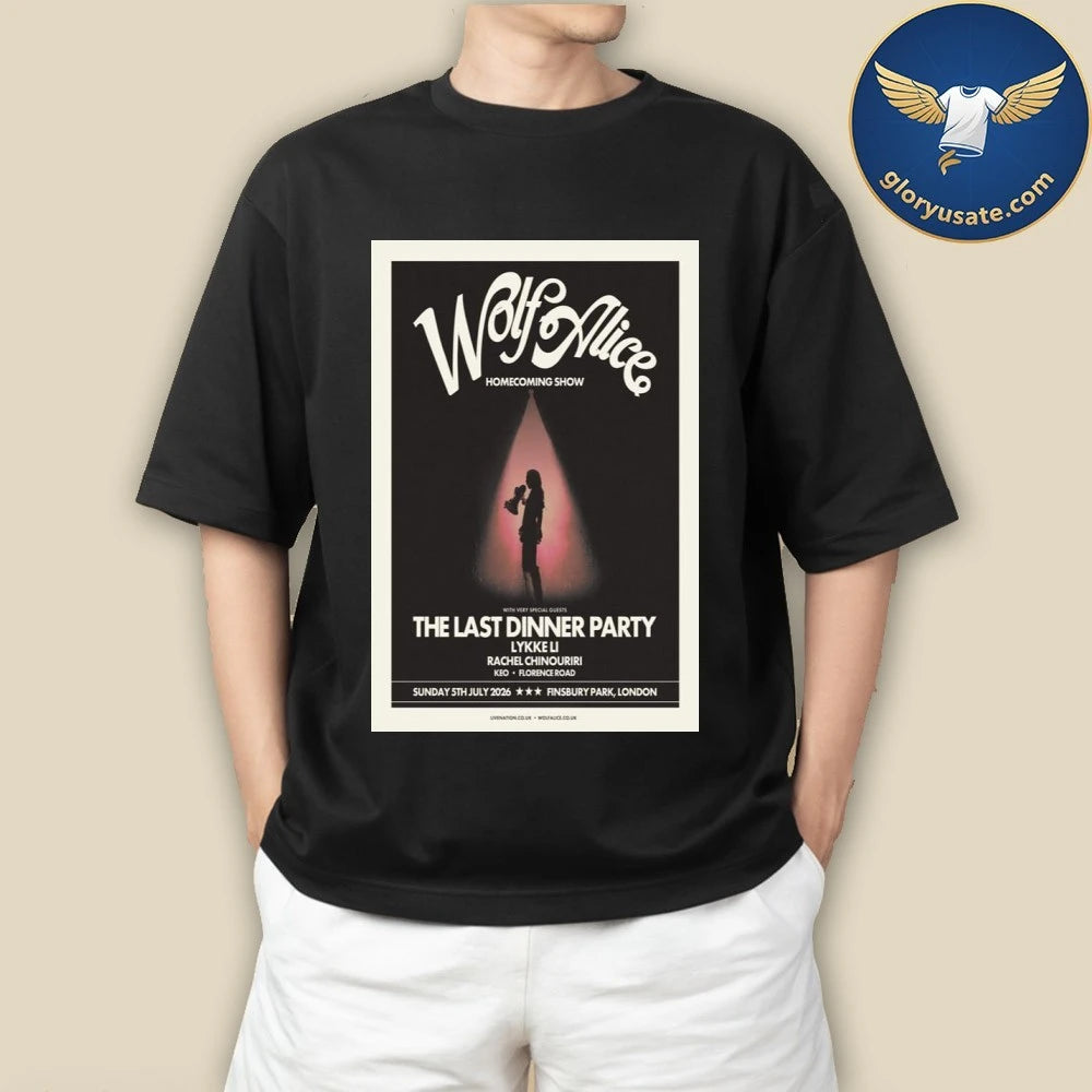 Wolf Alice July 05 2026 North Londons Finsbury Park Poster Shirt