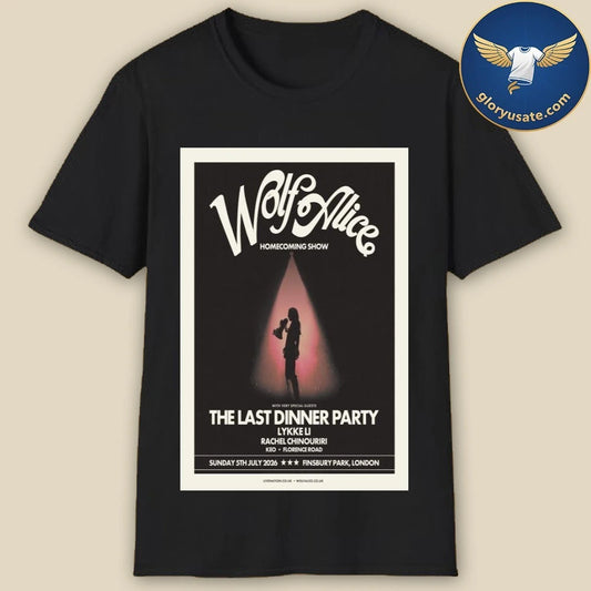 Wolf Alice July 05 2026 North Londons Finsbury Park Poster Shirt