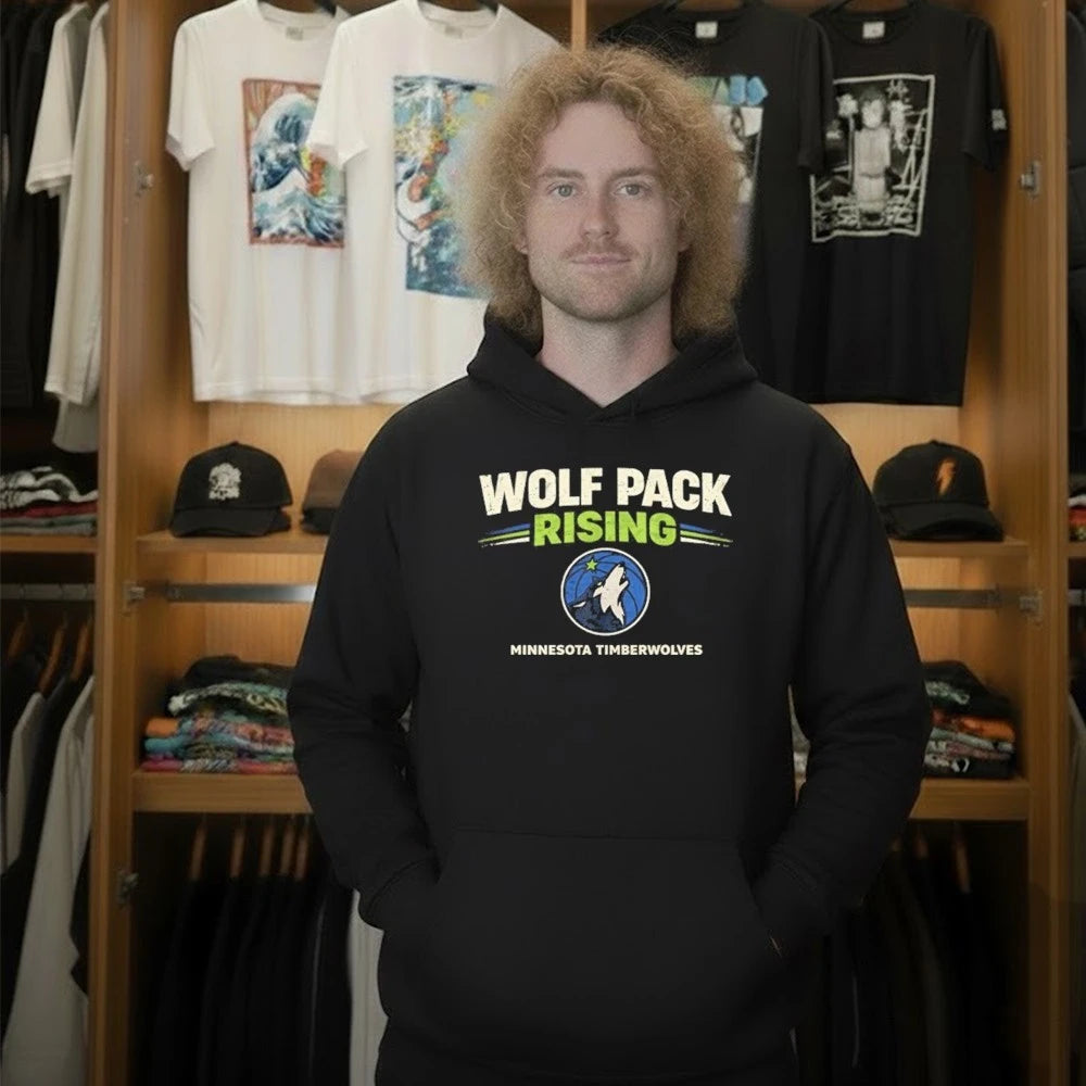 Wolf Pack Rising Minnesota Timberwolves Vintage Playoff Shirt