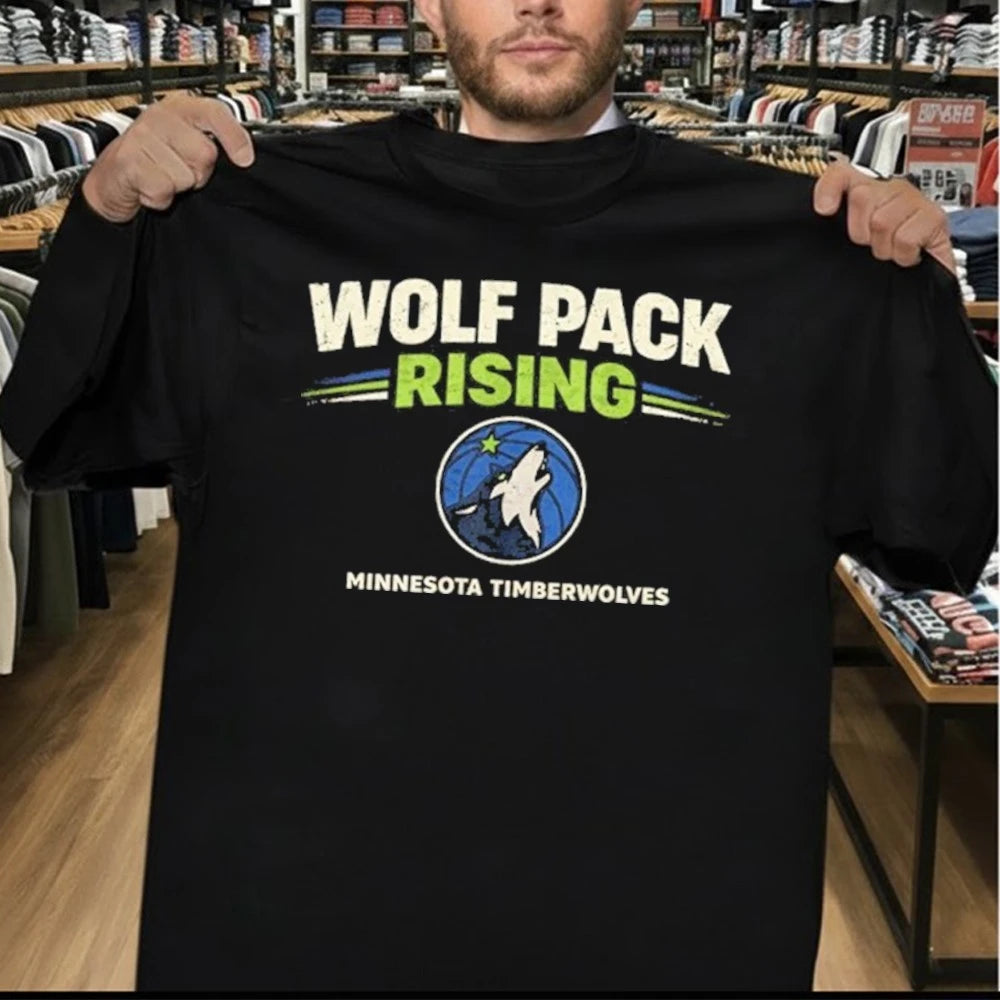 Wolf Pack Rising Minnesota Timberwolves Vintage Playoff Shirt
