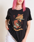 Carp Tattooed Cat Women's Tee
