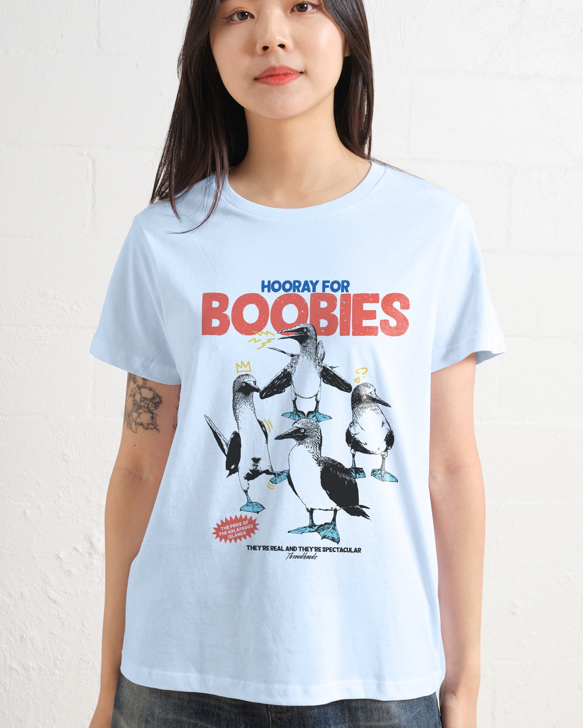 Hooray for Boobies Women's Tee